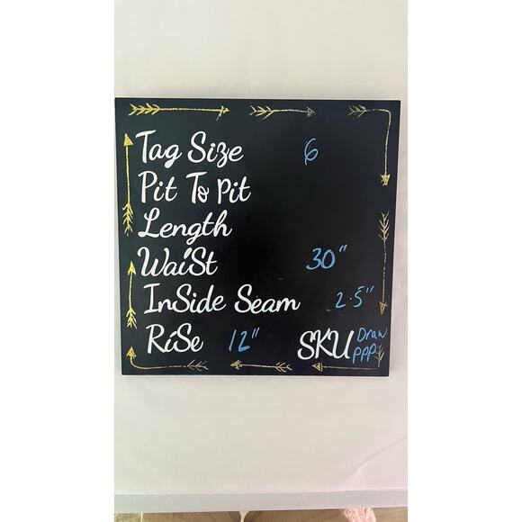 American Eagle AE Size 6 Olive‎ Green Paper Bag Pleated Denim Stretch Tie Short - Picture 8 of 8